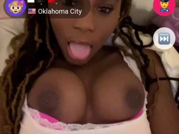 Oklahoma black beauty with perfect boobs cum 10.06 – frame at 9m23s
